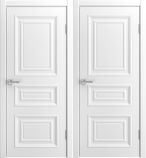 Межкомнатная дверь Ульяновская Альберо-3 эмаль белая